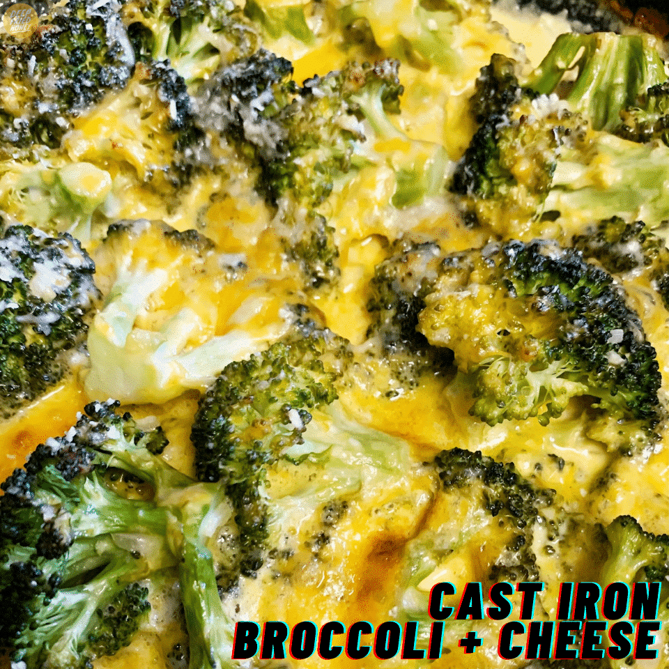 Cast-Iron Broccoli and Cheese