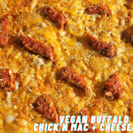 Vegan Buffalo Chick'n Mac and Cheese