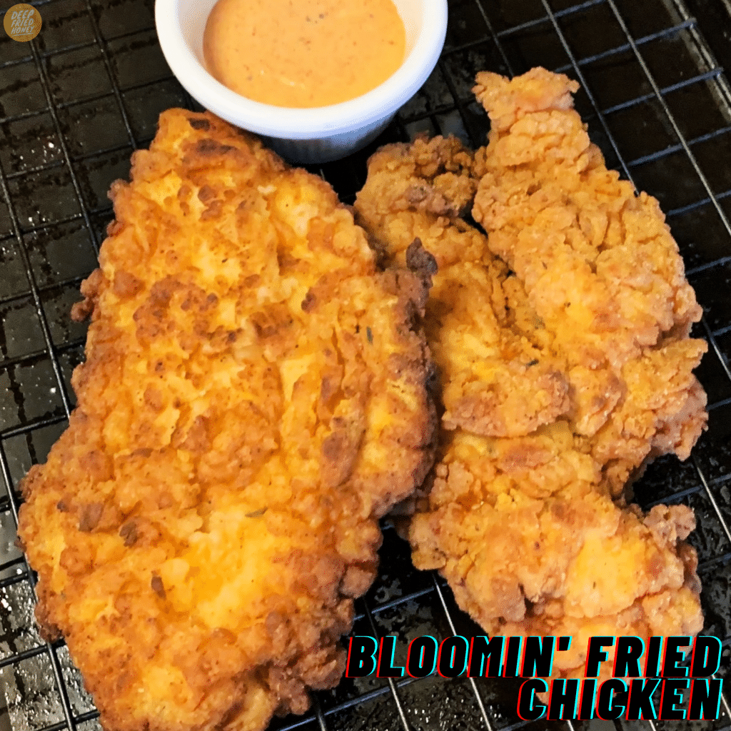 bloomin' fried chicken