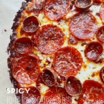 Spicy pepperoni pan pizza