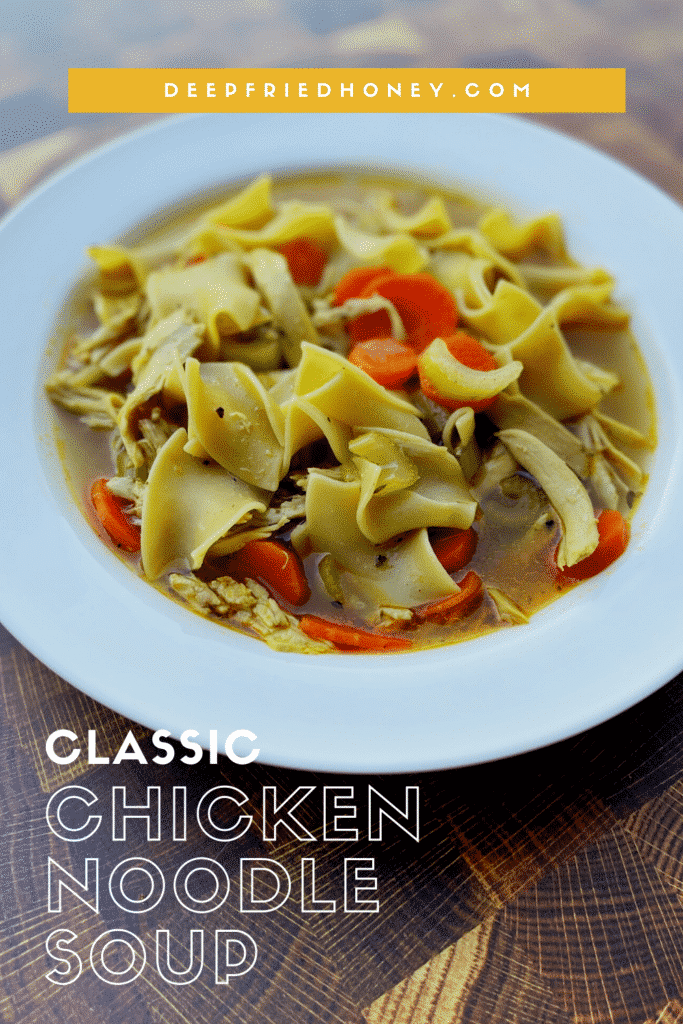 Chicken Noodle Soup Pinterest Graphic 