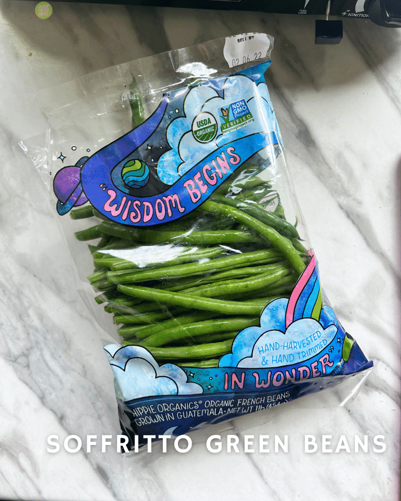 bag of green beans 