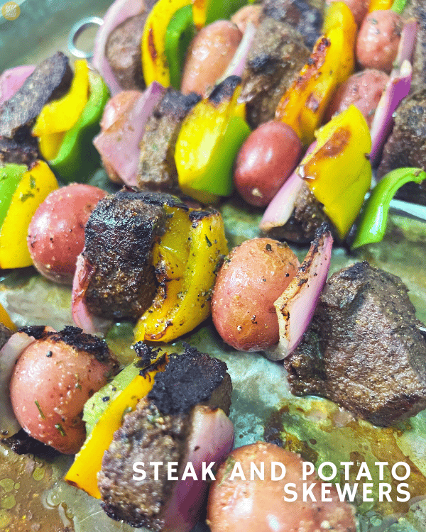 Steak and Potato Skewers