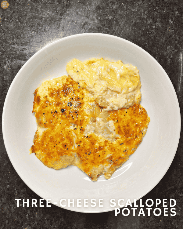 Three-Cheese Scalloped Potatoes