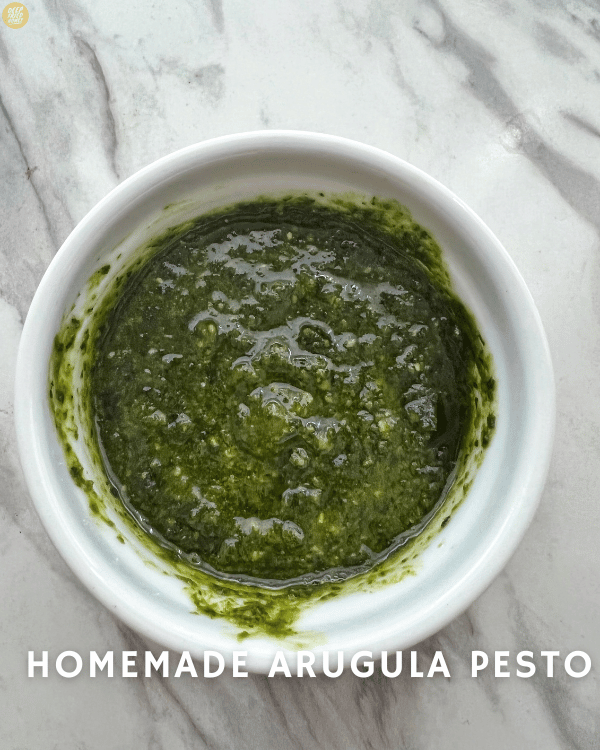 Homemade Arugula Pesto