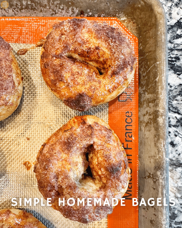 Homemade Bagel Recipe - Sugar Spun Run