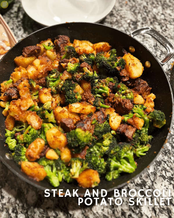 Steak and Broccoli Potato Skillet