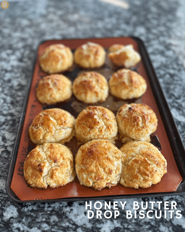 Honey Butter Drop Biscuits